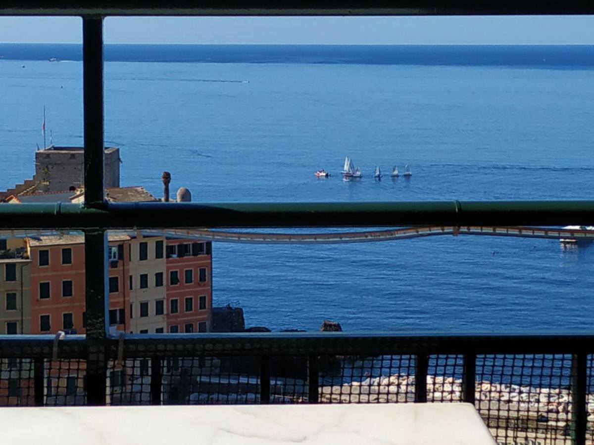 A Due Passi Dal Cielo E Dal Mare - Balcony With Sea View Apartment Camogli Exterior photo