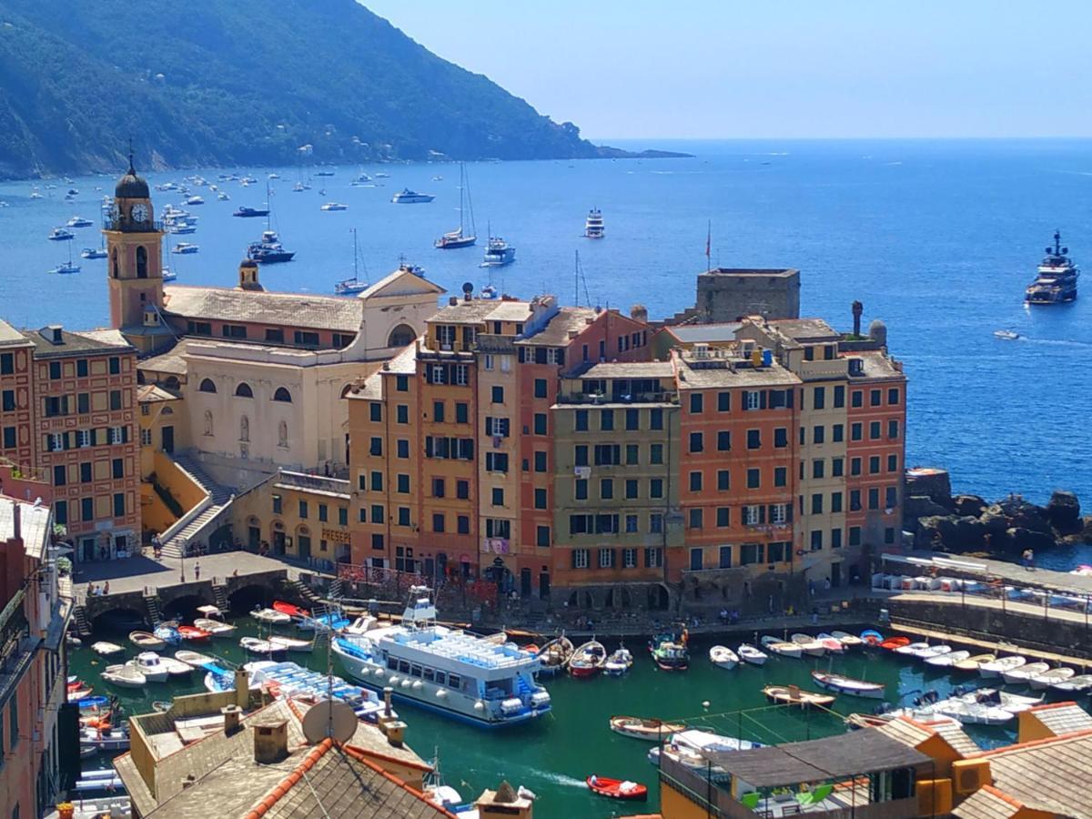 A Due Passi Dal Cielo E Dal Mare - Balcony With Sea View Apartment Camogli Exterior photo