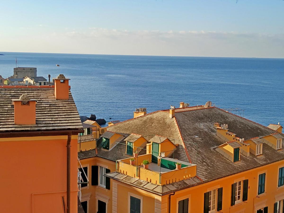 A Due Passi Dal Cielo E Dal Mare - Balcony With Sea View Apartment Camogli Exterior photo