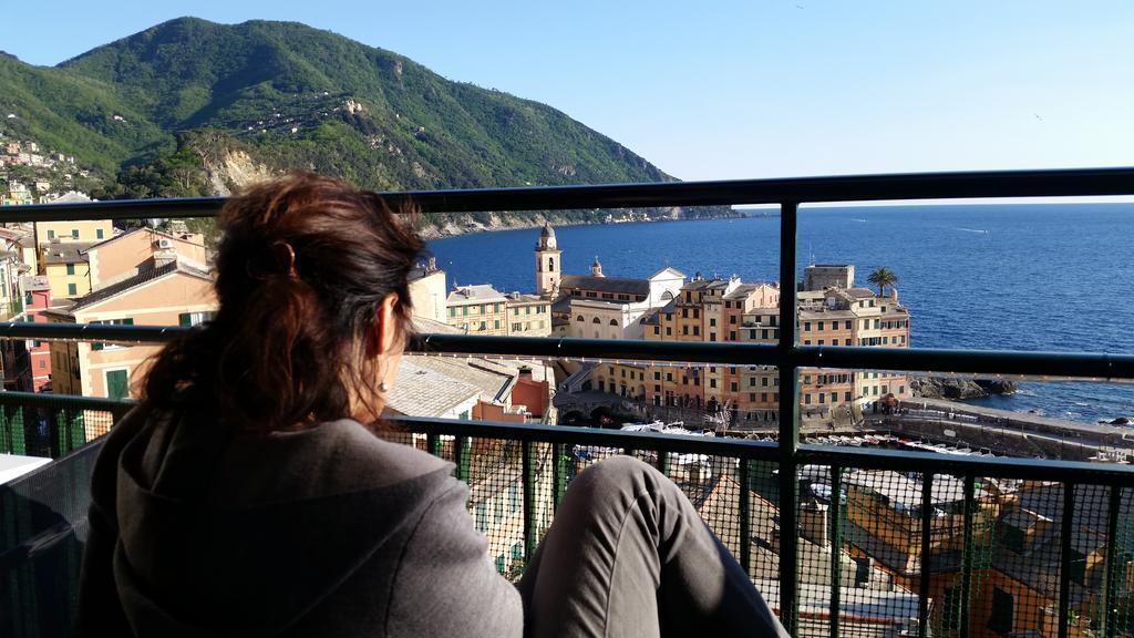 A Due Passi Dal Cielo E Dal Mare - Balcony With Sea View Apartment Camogli Exterior photo