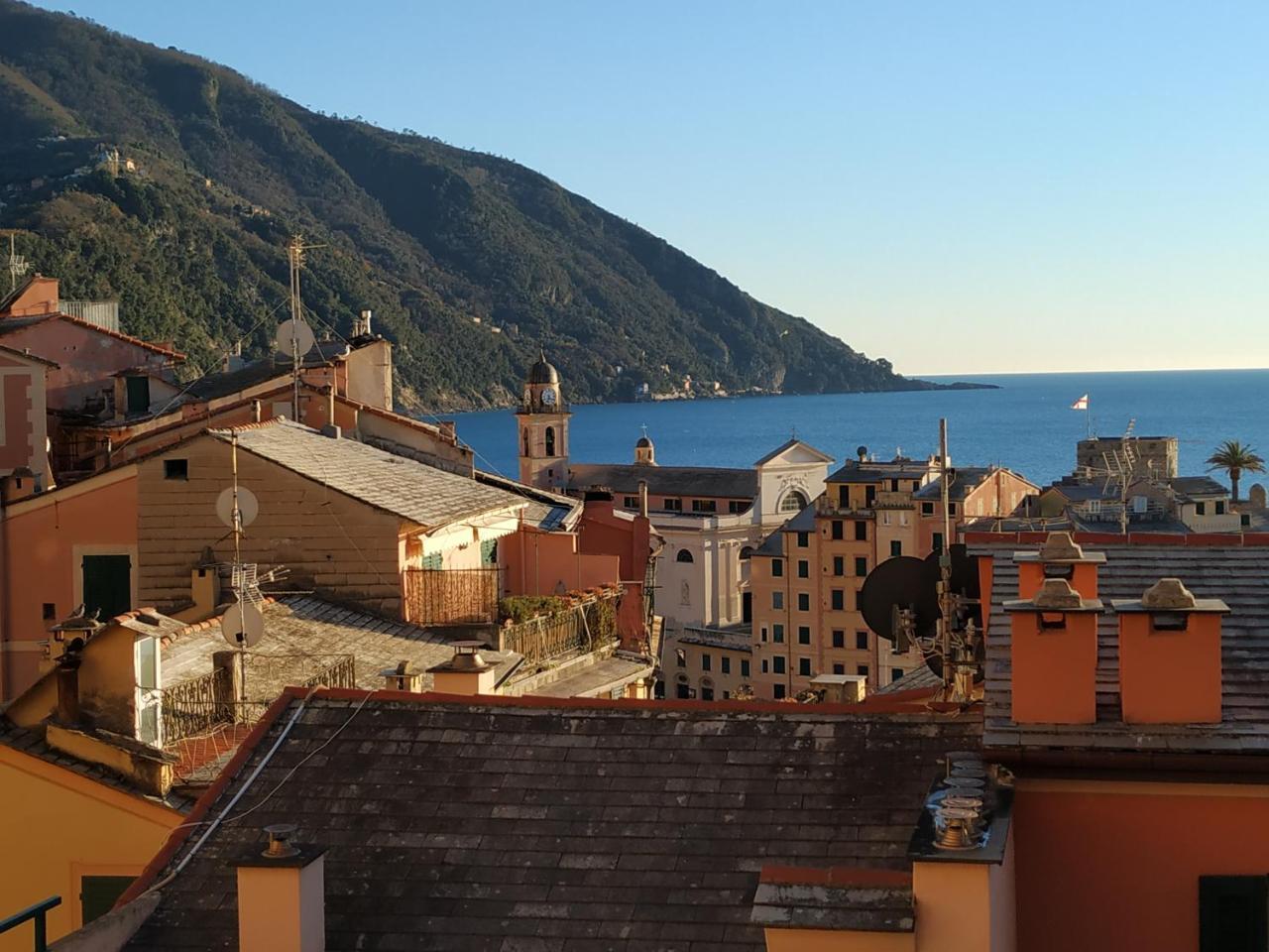 A Due Passi Dal Cielo E Dal Mare - Balcony With Sea View Apartment Camogli Exterior photo